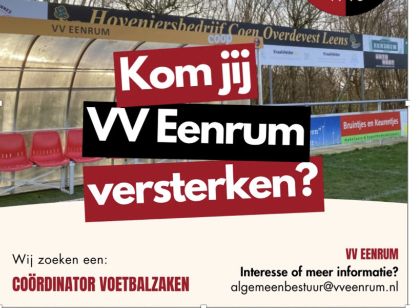 Co&ouml;rdinator Voetbalzaken