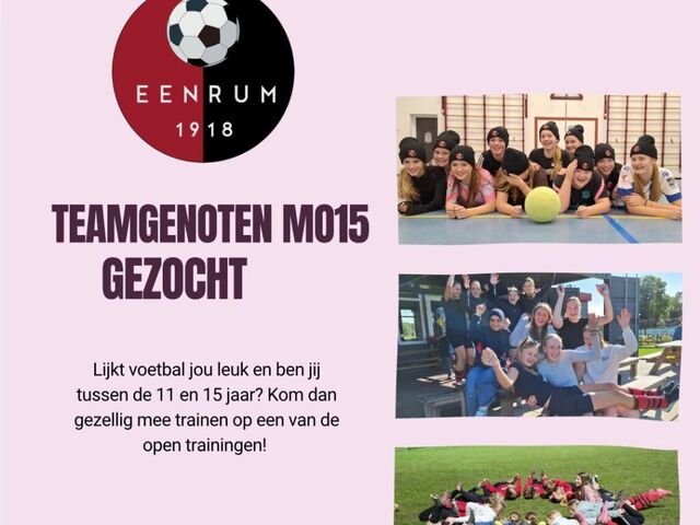 Open trainingen MO 15
