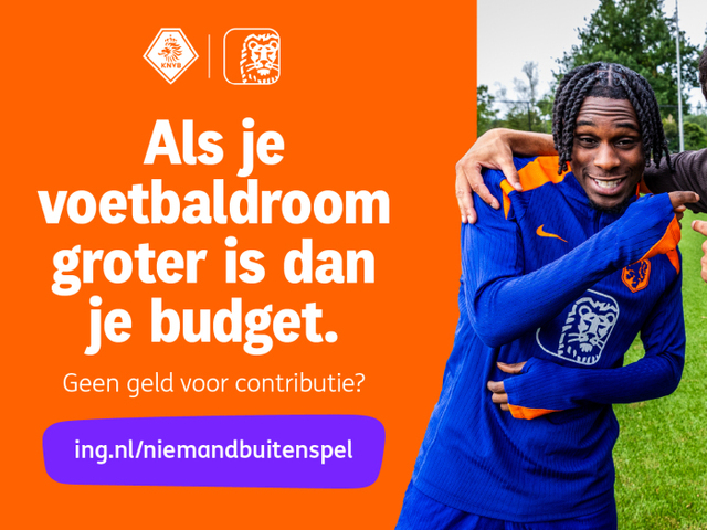 VV Eenrum helpt kinderen met geldzorgen via Niemand Buitenspel&nbsp;